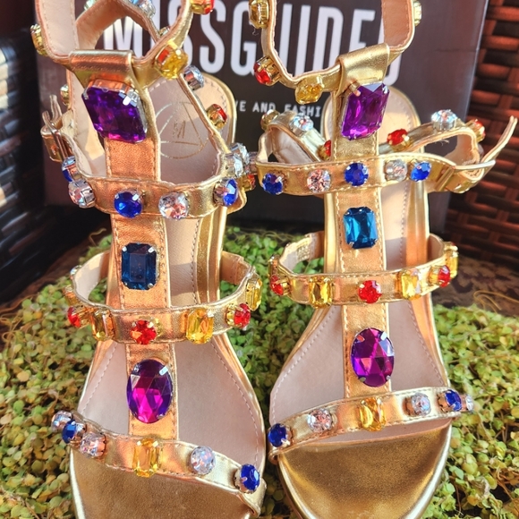 “Glitz” strap heels main image 0